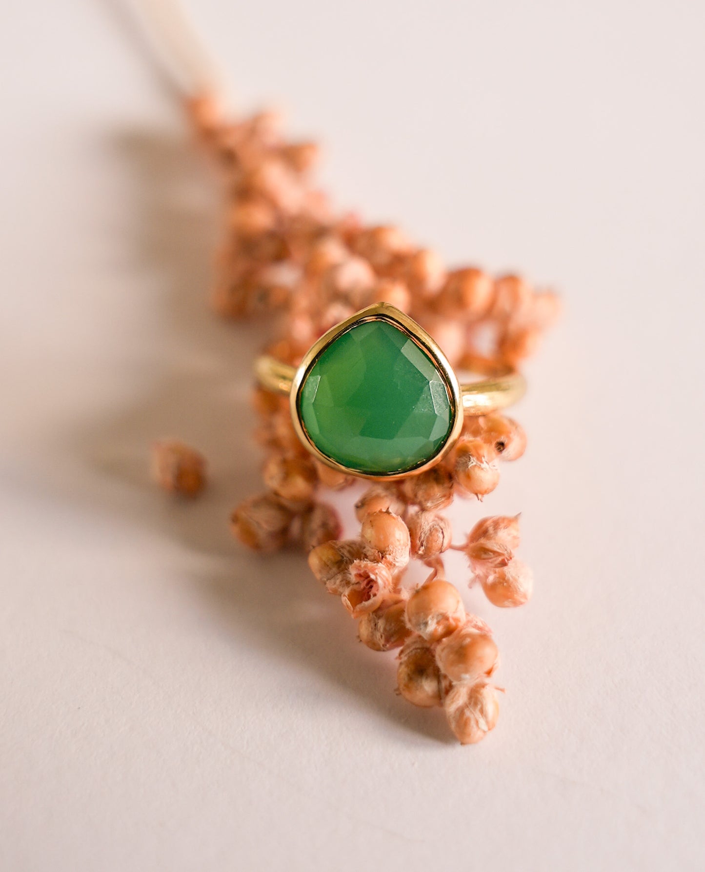 Anillo Amuleto Gandía Ónix Verde