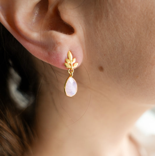 Pendientes Amuleto Leah Piedra Luna