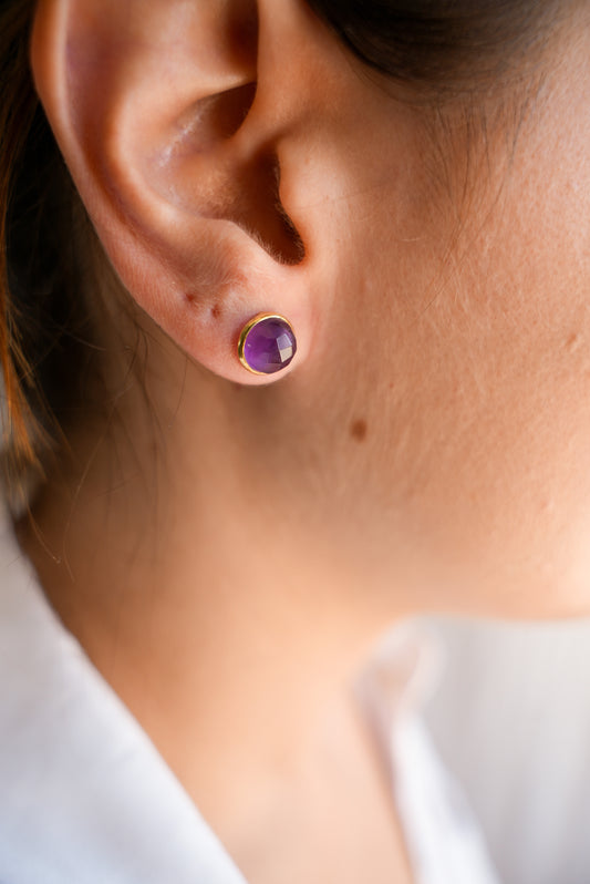 Pendientes Lara Amatista